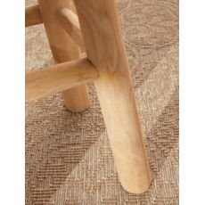 Hanse Home , Kusový koberec Duet Rosel 106252 Beige/White kruh - na von aj na doma, 160x160, béžová, chodba / predsieň