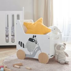 KINDERKRAFT Box na hračky Kinderkraft Medvedík čistotný