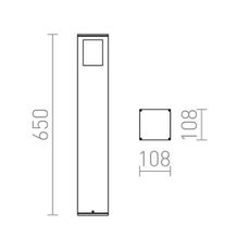 RED - Design Rendl - R10433 - Vonkajšia lampa PONDER 1xE27/18W/230V IP44 čierna