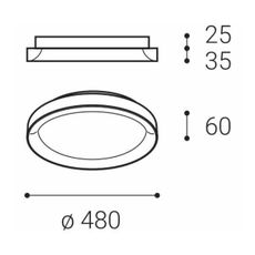 LED2 - LED Stropné svietidlo BELLA SLIM LED/38W/230V 3000/4000K čierna