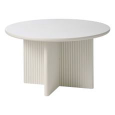 Svetlosivý okrúhly konferenčný stolík ø 80 cm Palma – Unique Furniture