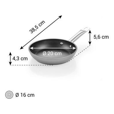 Hliníková panvica s nepriľnavým povrchom ø 20 cm GrandChef+ – Tescoma