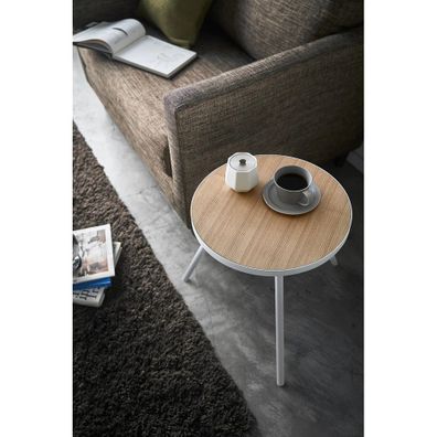 Okrúhly odkladací stolík 48x49 cm Tower – YAMAZAKI