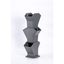 Plastia Samozavlažovací vertikálny kvetináč Tree sivá, 31,3 x 77,3 cm