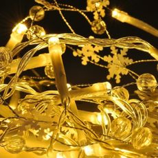 Solight 1V235 - LED Vianočná reťaz 20xLED/2xAA 2m teplá biela