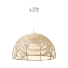 Ratanové stropné svietidlo v prírodnej farbe s ratanovým tienidlom ø 38 cm Natural Way – Casa Selección