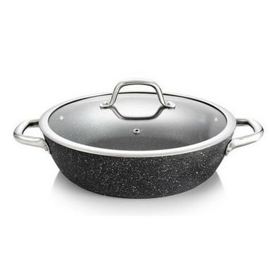 TESCOMA panvica hlboká PRESIDENT Stone s pokrievkou ø 28 cm , 28 cm