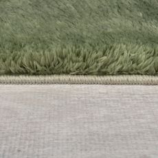 Flair Rugs , Kusový koberec Faroe Faux Fur Green, 80x150, zelená, obývacia izba
