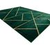 Dywany Łuszczów Kusový koberec Emerald geometric 1012 green and gold - 240x330 cm