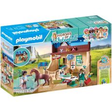Playmobil Kone z vodopádu 71352 Jazdecká terapia a veterinárna ordinácia