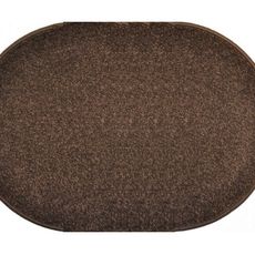 Vopi Kusový koberec Eton hnedý ovál - 200x300 cm