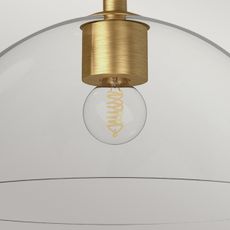 Alora Mood ALM-JUDE-P-GD-CL - Luster na tyči JUDE 1xE27/60W/230V mosadz
