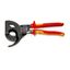 Nožnice na káble 320 mm Knipex 95 36 320 - račňa s rohom. VDE