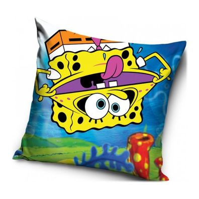 Vankúš SpongeBob hore nohami - 40 x 40 cm
