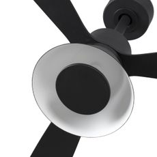 FARO 33761WT-23-LED Stmievateľný ventilátor AMELIA L CONE LED/20W/230V čierny pr.132 cm WT +DO