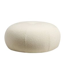 Hanah Home Taburet TINA bouclé bílý