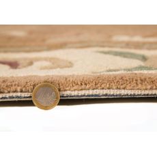 Flair Rugs , Ručne všívaný behúň Lotus premium Fawn, 67x210, béžová, chodba / predsieň