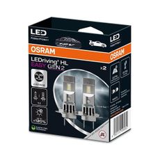 SADA 2x LED Autožiarovka EASY GEN H7 PX26d/16W/12V 6500K - Osram
