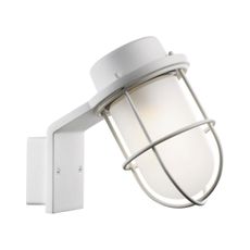 Nordlux - Vonkajšie nástenné svietidlo MARINA 1xE27/60W/230V IP44 biela
