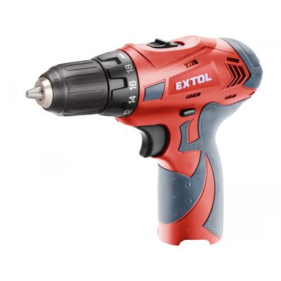 Aku vŕtací skrutkovač EXTOL Premium 12V Li-ion, bez batérie a nabíjačky