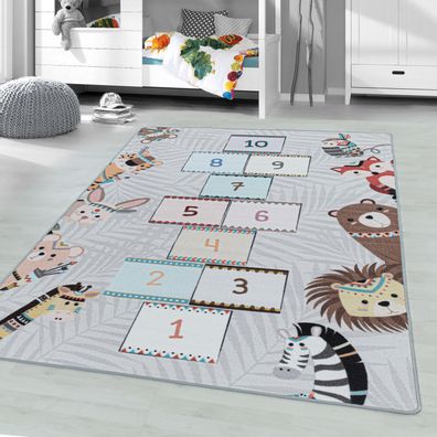 Ayyildiz , DOPREDAJ: 160x230 cm Detský kusový koberec Play 2903 grey, 160x230, viacfarebná, detská izba