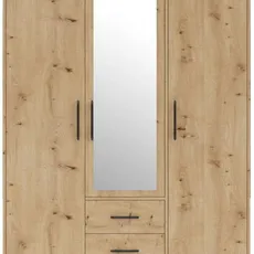 Šatník Smart 150 cm, artisan, zrkadlo