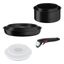 Hliníková súprava riadu 8 ks INGENIO Black stone L3998802 – Tefal