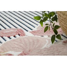 Dywany Łuszczów , Kusový koberec Botanic 65240 Flamingo navy – na von aj na doma, 117x170, modrá, chodba / predsieň