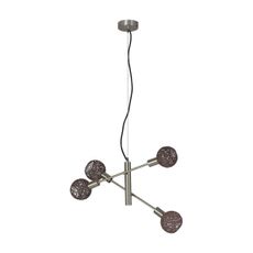 Briloner 4814-042 - Luster na lanku NATURE 5xE14/5,5W/230V