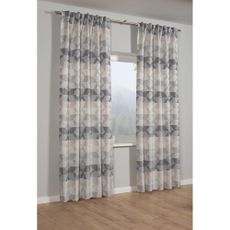 Sivá záclona 245x140 cm Jacquard - Gardinia