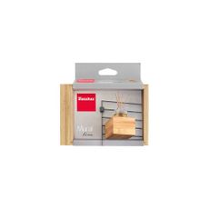Bambusový komponent - úložný box v prírodnej farbe 10x15 cm Mural – Metaltex