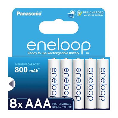 Panasonic - 8 ks Nabíjacia batéria AAA Eneloop 800 mAh