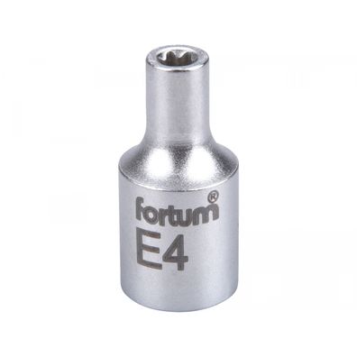 Hlavice nástrčná vnútorné TORX, 1/4", E 4, L 25mm, 61CrV5