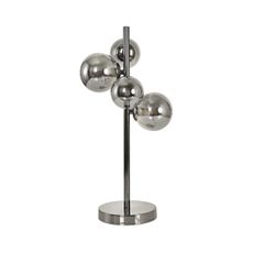 Brilagi - LED Stolná lampa MILLA 4xG9/3W/230V lesklý chróm/dymová