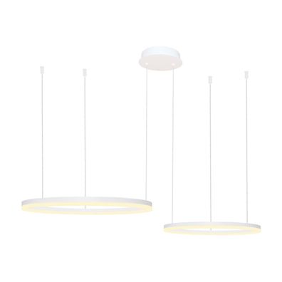 Azzardo AZ4977 - LED Stmievateľný luster na lanku HALO LED/90W/230V biela + DO