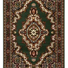 Alfa Carpets  Behúň na mieru TEHERAN T-102 green - šíre 80 cm