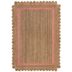 Flair Rugs koberce Kusový koberec Grace Jute Natural/Pink - 160x230 cm