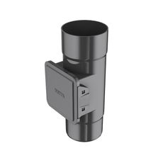 Lapač lístia s dvierkami pre plastové žľaby 110 mm