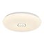 Biele stmievateľné LED stropné svietidlo na diaľkové ovládanie 38x38 cm Perola – Candellux Lighting