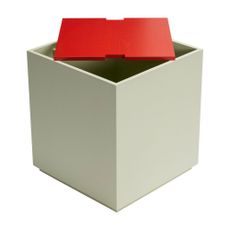 Truhlica z jaseňového dreva v červenej a svetlozelenej farbe 40x45 cm Vault – Hübsch