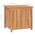 Záhradný úložný box teak Dekorhome 90 cm