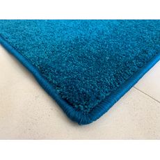 Vopi , AKCIA: 120x170 cm Koberec metráž Eton Exklusive Türkis - neúčtujeme odrezky z role - obšitý zo všetkých strán, šíře, modrá, ab (mriežka), detská izba