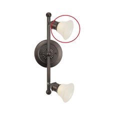 Eglo - Náhradné sklo k stropnému svietidlu ALAMO pr. 8 cm
