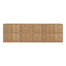 TV zostava v dekore duba v prírodnej farbe 264x88 cm Modulair – vtwonen