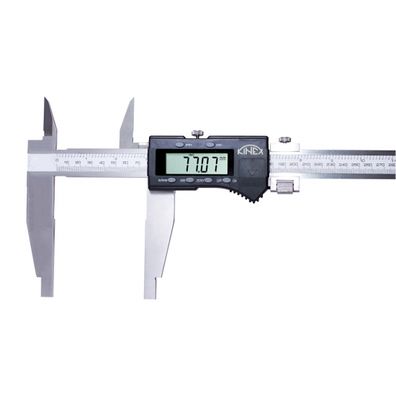 Digitálne posuvné meradlo s hornými nožmi KINEX 500/125 mm, DIN 862