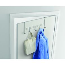 Kovový vešiak na dvere v striebornej farbe 38 cm – Metaltex