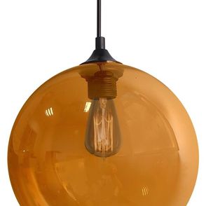 Závěsná lampa EDISON Z Candellux Oranžová