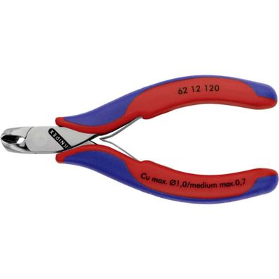 Štiepacie kliešte so šikmými čepeľami na elektroniku KNIPEX 62 12 120