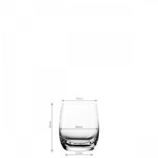 Poháre Tumbler 350 ml set 4 ks - Benu Glas Lunasol META Glass - 322085