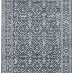 Diamond Carpets koberce Ručne viazaný kusový koberec Diamond DC-HALI B Grey / silver - 365x550 cm